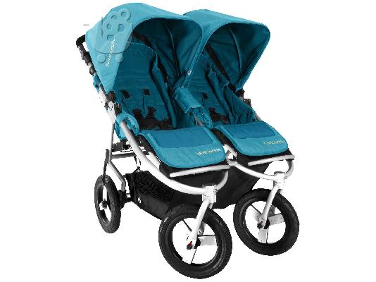 PoulaTo: ΝΕΑ Bumbleride Indie Twin Jogging διπλό καρότσι, Aquamarine * ΕΛΕΥΘΕΡΗ ΝΑΥΤΙΛΙΑ